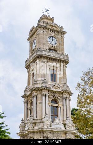 Dolmabahce Palace, the main administrative center of the Ottoman Empire in Istanbul, Turkey Stock Photo