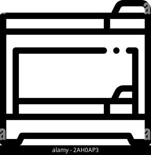 Bunk Bed Sleeping Time Icon Illustration Stock Vector Image & Art - Alamy