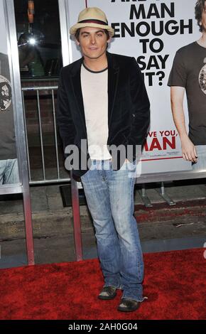 Kevin Ziegler - I Love You, Man Premiere at The Westwood Village Theatre in Los Angeles.ZieglerKevin 73 Red Carpet Event, Vertical, USA, Film Industry Stock Photo