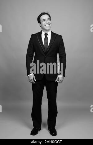 Portrait of handsome Persian businessman in suit Stock Photo