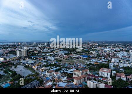 View at pattaya city Stock Photo