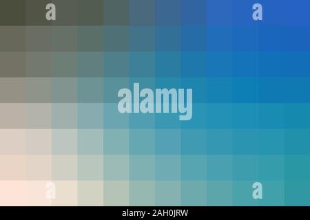 Pixel summer background. Pixelated backdrop. Blue pixels texture. Stock Photo
