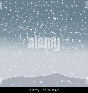 Cute Subtle Winter Background. Vector Illustration Stock Vector