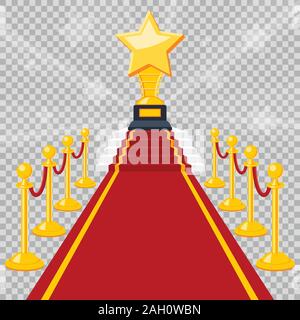 Red Carpet Award Stock Vector