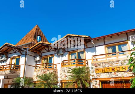 ASUNCION, PARAGUAY - JUNE 24, 2019: Hotel building Westfalenhaus Stock Photo