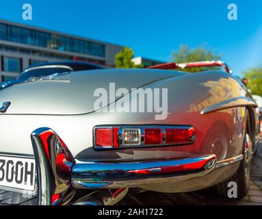 OLDENBURG, GERMANY - MAY 25, 2019: Retro car at the oldtimer meeting of Oldenburg. With selective focus Stock Photo