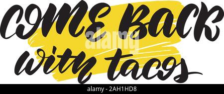 Vector calligraphy illustration isolated on white background.  Stock Vector