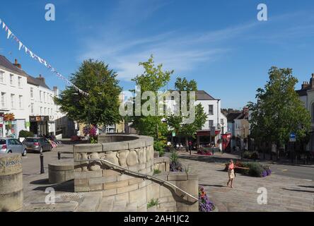 CHEPSTOW, UK - CIRCA SEPTEMBER 2019: View of the city of Chepstow Stock Photo