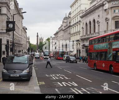 LONDON, UK - CIRCA SEPTEMBER 2019: Piccadilly street Stock Photo