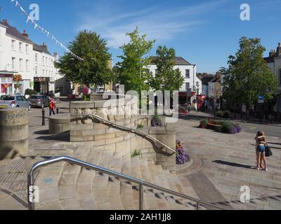 CHEPSTOW, UK - CIRCA SEPTEMBER 2019: View of the city of Chepstow Stock Photo