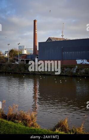 The old Brains Brewery site, Cardiff, South Wales Stock Photo