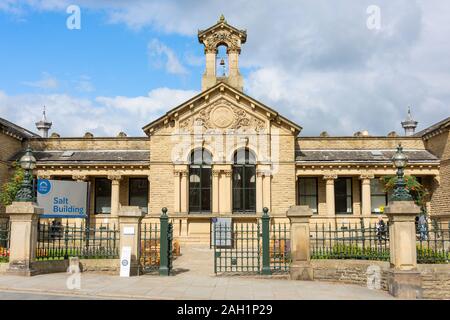 Shipley College Salt Building, Victoria Road, Saltaire World Heritage Site Village, Shipley, City of Bradlford, West Yorkshire, England, United Kingdo Stock Photo