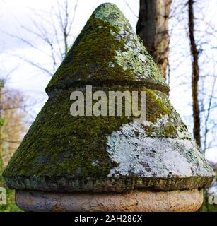 concrete dome on top of post Stock Photo