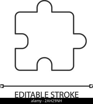 Extension icon. Puzzle. Flat design, linear and color styles. Isolated ...