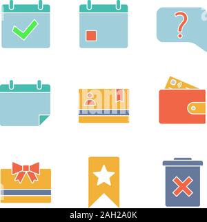 Delete forever button glyph color icon. Dustbin. Garbage can, trashcan ...