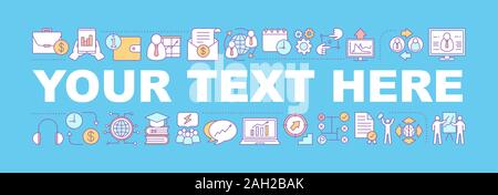 Self-education word concepts banner. Business development. Skill improvement. Personal growth. Isolated lettering typography idea with linear icons. V Stock Vector
