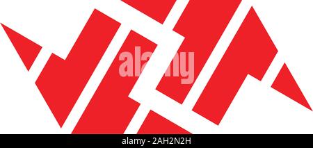 arrow right stripes line logo vector Stock Vector Image & Art - Alamy
