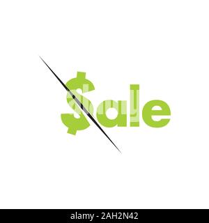 letter s money cut price symbol vector Stock Vector