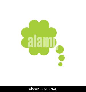 think green talk symbol vector Stock Vector