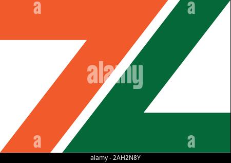 abstract letter z opposite arrow geometric design vector Stock Vector