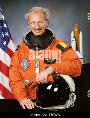 (1991) --- Astronaut Dirk Frimout, payload specialist representing the European Space Agency (ESA). Stock Photo