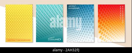 Minimalistic cover design with circles. Geometric pattern. Applicable for books, brochures and posters and printed products. Stock Vector