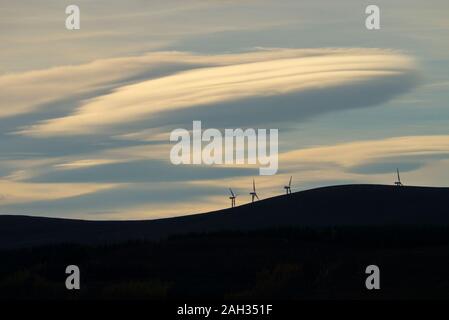 Lenticular cloud formation Easter Ross Scotland UK Stock Photo