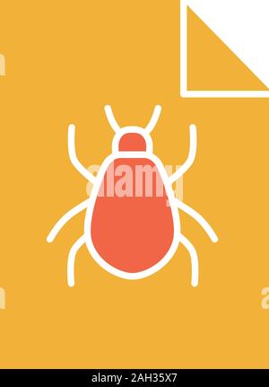 Debugging icon on white background for graphic and web design, Modern ...