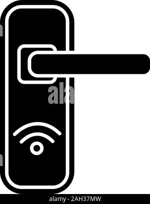 door padlock glyph icon vector illustration Stock Vector Image & Art ...