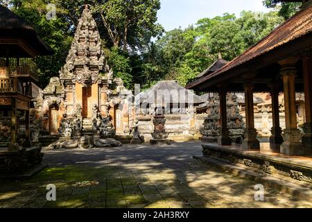 Ubud, Indonesia - 28 5 2019: Prajapati temple in the Sacred Monkey Forest in Bali, Indonesia Stock Photo