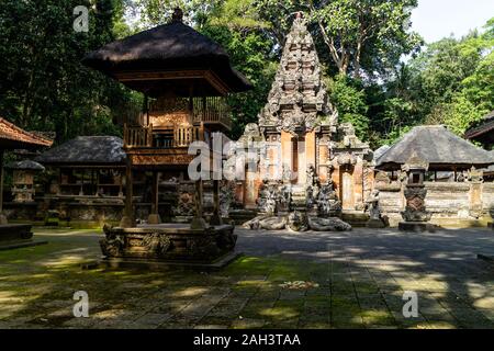 Ubud, Indonesia - 28 5 2019: Prajapati temple in the Sacred Monkey Forest in Bali, Indonesia Stock Photo