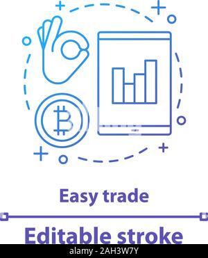 Crypto analysis icon, linear isolated illustration, thin line vector ...