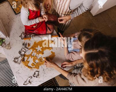 Preparing Christmas cookies Stock Photo - Alamy