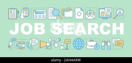 Finding Job Banner Stock Photo 235784872 Alamy