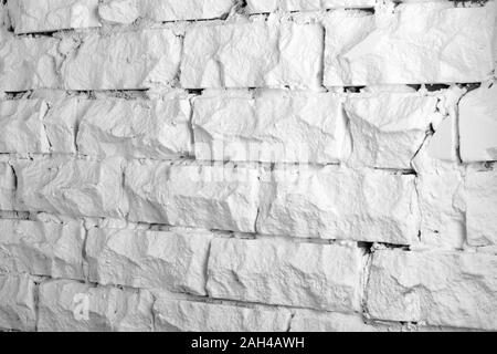 Backgrounds collection - White painted brick wall closeup texture Stock ...