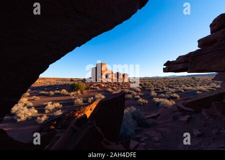 Wukoki Site, Wupatki National Monument, Arizona Stock Photo