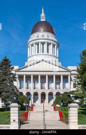 Maine State House (State Capitol), Augusta, Maine, USA Stock Photo