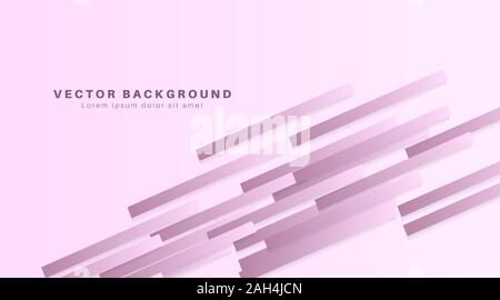 Vector Abstract geometric shape. 3d rectangle paper background.Vector Illustration For Wallpaper, Banner, Background, Card, landing page , etc Stock Vector