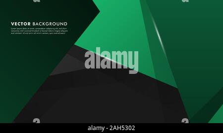 abstract vector background. overlapping geometric shapes. Vector illustrations for wallpapers, banners, backgrounds, cards, landing pages, etc. Stock Vector