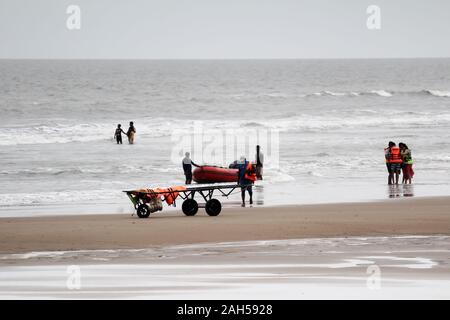 Summer Landscape of Beautiful tropical Mandarmani sea beach at northern end of Bay of Bengal. It is a fast developing place for West Bengal Tourism. M Stock Photo