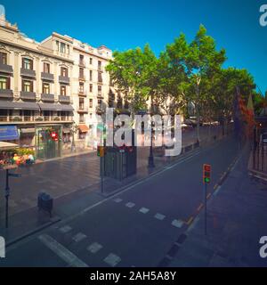 A view of Barcelona in summertime Stock Photo