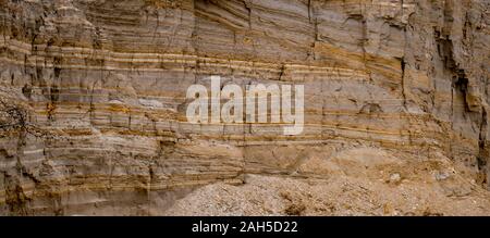 colored texture layers of the earth Stock Photo