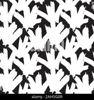 Abstract Colourful Brush Strokes Seamless Pattern - This is an abstract brushstrokes pattern suitable for prints, patterns and backgrounds Stock Vector