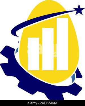 Financial Accounting Consulting Logo Template Vector Icon Stock Vector