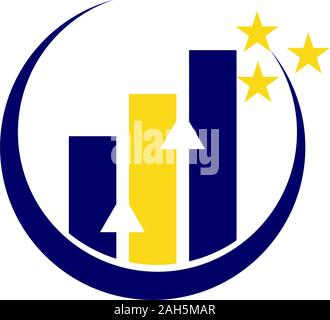Financial Accounting Consulting Logo Template Vector Icon Stock Vector