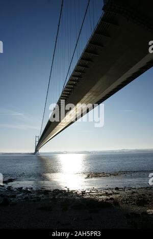 The Humber Bridge Stock Photo
