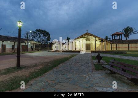 Jesuit Templo or Church of San Javier or San Xavier  Jesuit Mission, Jesuit Circuit, Unesco World Heritage, Esastern Lowlands, Bolivia, Latin America Stock Photo