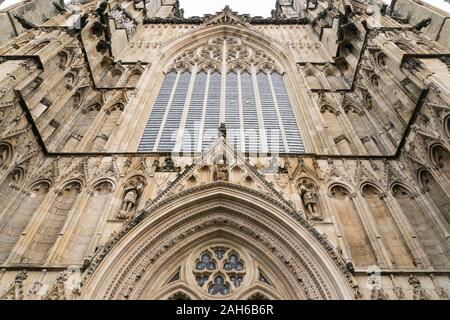 The Cathedral and Metropolitical Church of Saint Peter in York, commonly known as York Minster, is the cathedral of York, England Stock Photo