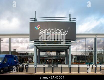 The Sofology store at Forbury Retail Park in Reading, UK Stock Photo