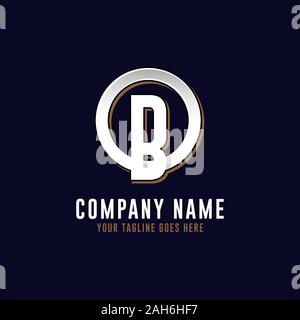 Ob initial logo vector, O letter logo inspirations Stock Vector